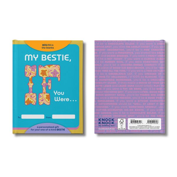 Produktbild: My Bestie, If You Were Fill-In-The-Blank Book - A Personalized Gift Book for a Friend