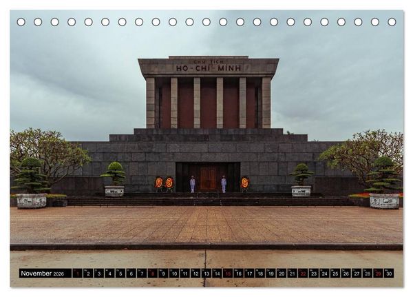 Produktbild: VIETNAM - Von Saigon nach Hanoi (Tischkalender 2026 DIN A5 quer), CALVENDO Monatskalender