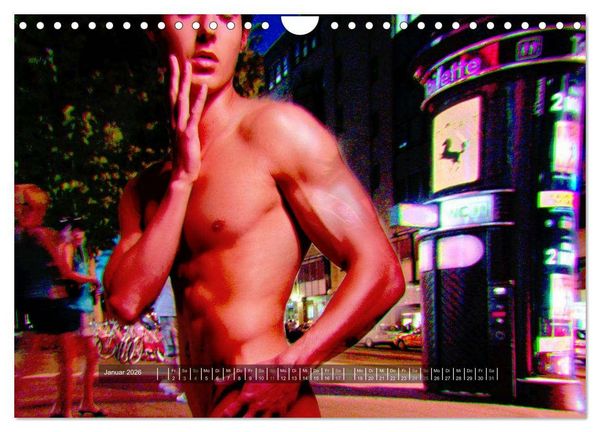 Produktbild: public phantasies - erotische M&auml;nnerfotografie (Wandkalender 2026 DIN A4 quer), CALVENDO Monatskalender