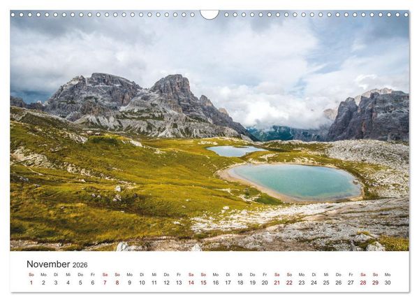 Produktbild: Alpensee - Wunder der Natur (Wandkalender 2026 DIN A3 quer), CALVENDO Monatskalender