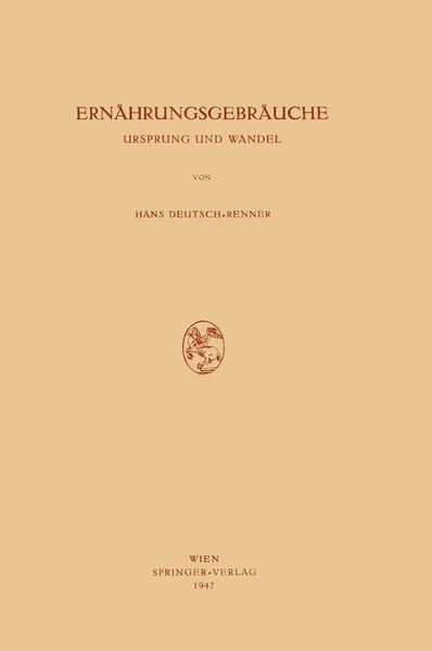 Produktbild: Ern&auml;hrungsgebr&auml;uche