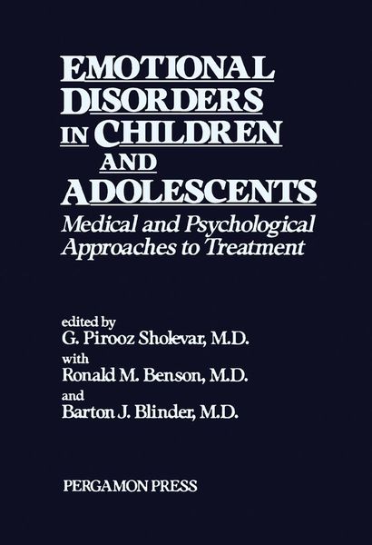 Produktbild: Emotional Disorders in Children and Adolescents