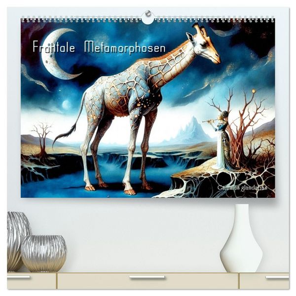 Produktbild: Fraktale Metamorphosen (hochwertiger Premium Wandkalender 2027 DIN A2 quer), Kunstdruck in Hochglanz