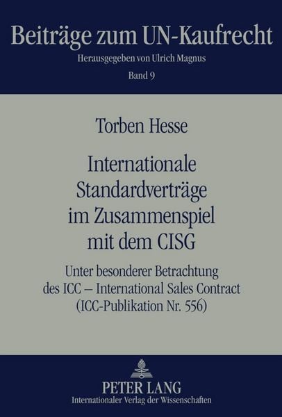 Produktbild: Internationale Standardvertr&auml;ge im Zusammenspiel mit dem CISG