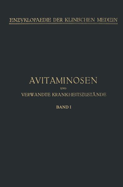 Produktbild: Avitaminosen und verwandte Krankheitszust&auml;nde