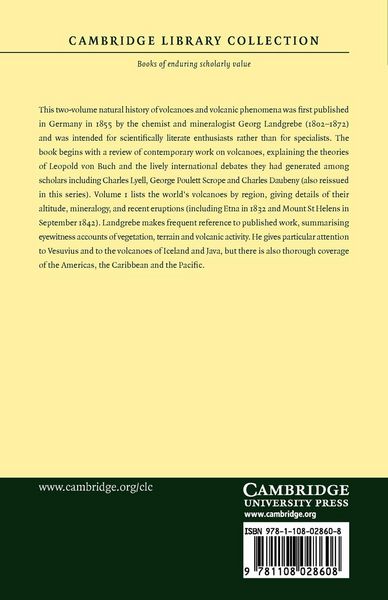Produktbild: Naturgeschichte Der Vulcane Und Der Damit in Verbindung Stehenden Erscheinungen - Volume 1