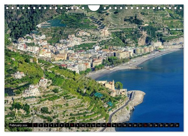 Produktbild: Amalfi Coast and Campania (Wall Calendar 2026 DIN A4 landscape), CALVENDO 12 Month Wall Calendar