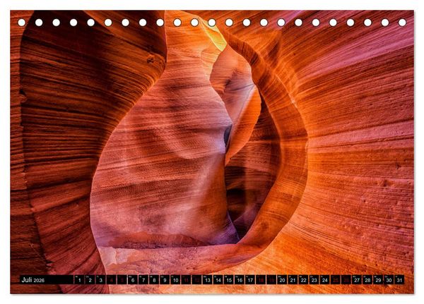 Produktbild: Landschafts Juwelen - Erlesene Landschaften der USA (Tischkalender 2026 DIN A5 quer), CALVENDO Monatskalender