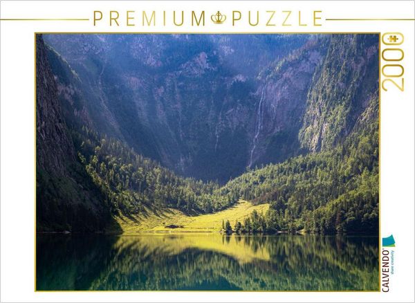 CALVENDO Puzzle Morgenstimmung am Obersee | 2000 Teile Lege-Größe 90x67cm Foto-Puzzle für glückliche Stunden