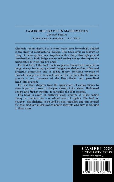 Produktbild: Designs and Their Codes