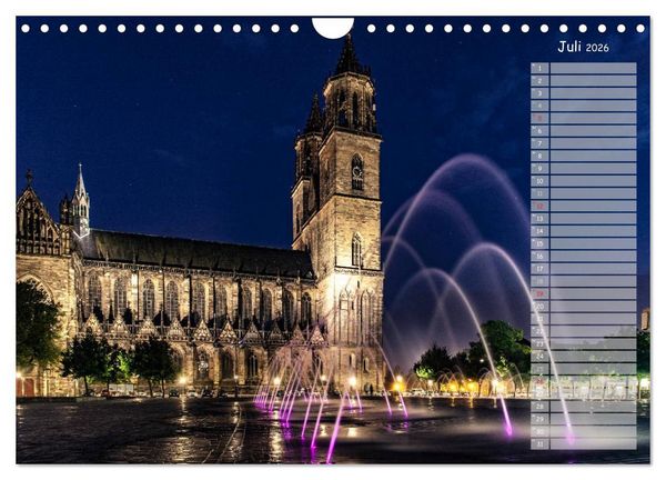 Produktbild: Der Magdeburger Dom 2026 (Wandkalender 2026 DIN A4 quer), CALVENDO Monatskalender