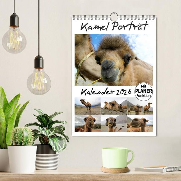 Produktbild: Kamel Portr&auml;t (Wandkalender 2026 DIN A4 hoch), CALVENDO Monatskalender