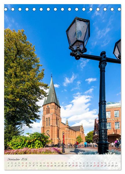 Produktbild: Papenburg. L&auml;ngste Fehnkolonie Deutschlands (Tischkalender 2026 DIN A5 hoch), CALVENDO Monatskalender