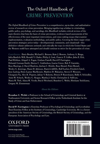 Produktbild: The Oxford Handbook of Crime Prevention