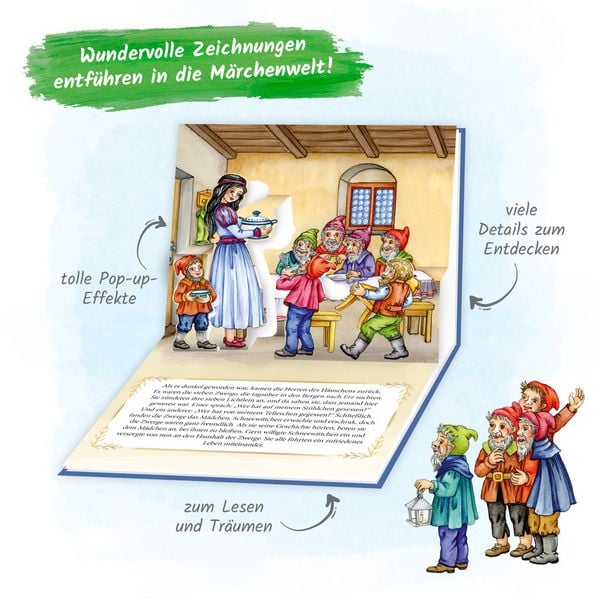 Produktbild: Tr&ouml;tsch M&auml;rchenbuch Pop-up-Buch Schneewittchen