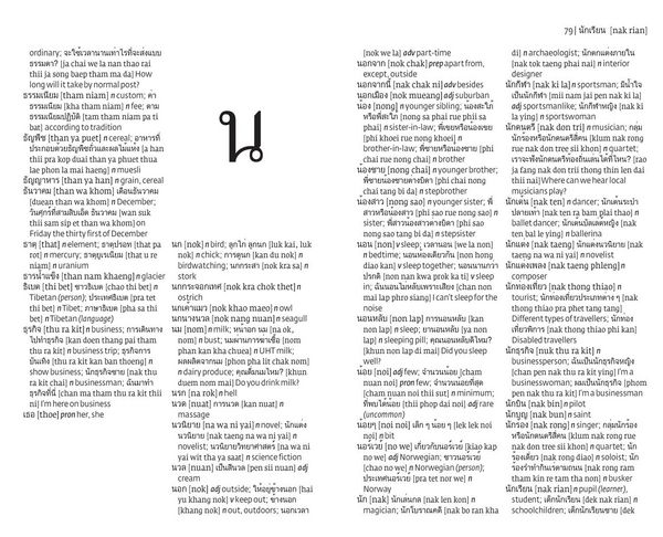 Produktbild: Thai Essential Dictionary