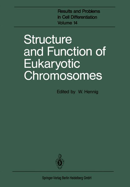 Produktbild: Structure and Function of Eukaryotic Chromosomes