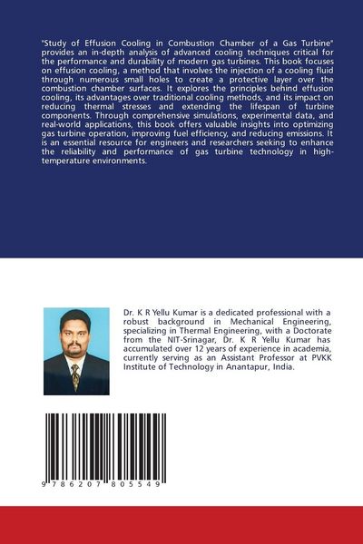 Produktbild: Study of Effusion Cooling in Combustion Chamber of a Gas Turbine
