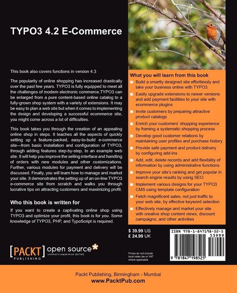 Produktbild: Typo3 4.2 E-Commerce