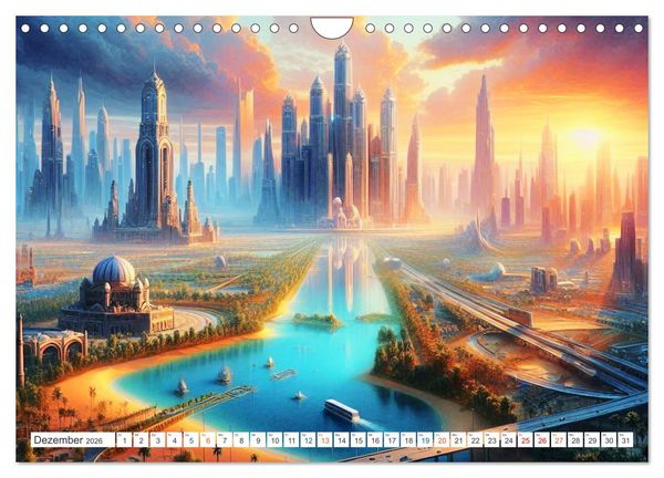 Produktbild: Futurplaneten (Wandkalender 2026 DIN A4 quer), CALVENDO Monatskalender