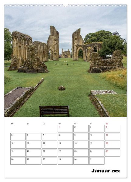 Produktbild: Foto-Momente S&uuml;d-England - Magische Orte (Wandkalender 2026 DIN A2 hoch), CALVENDO Monatskalender