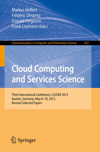 Produktbild: Cloud Computing and Services Science