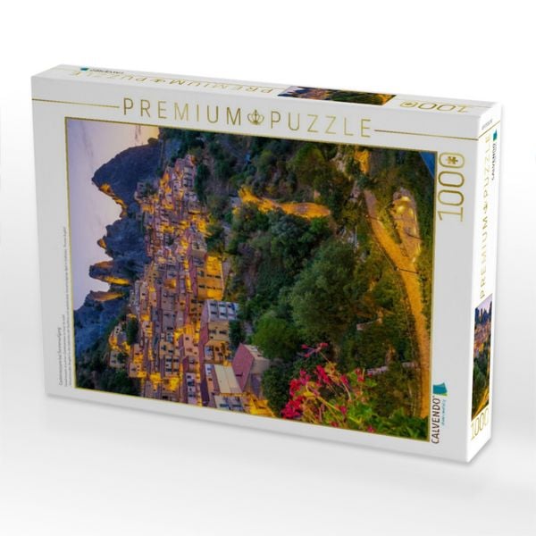Produktbild: CALVENDO Puzzle Castelmezzano bei Sonnenaufgang | 1000 Teile Lege-Gr&ouml;&szlig;e 64x48cm Foto-Puzzle f&uuml;r gl&uuml;ckliche Stunden