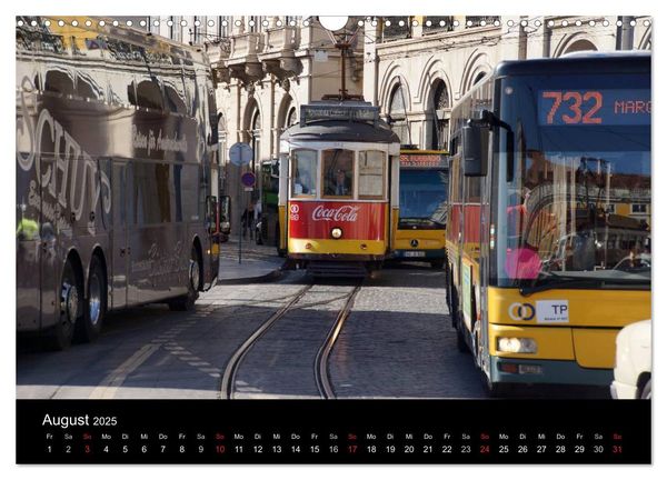 Produktbild: Mit der Tram durch Lissabon (Wandkalender 2025 DIN A3 quer), CALVENDO Monatskalender