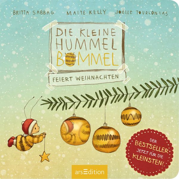 Produktbild: Die kleine Hummel Bommel feiert Weihnachten (Pappbilderbuch)