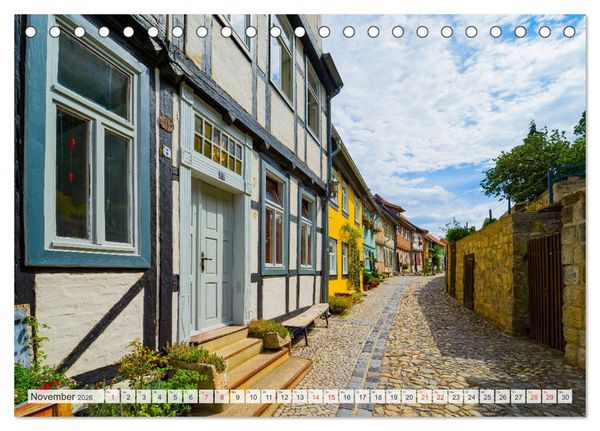 Produktbild: Quedlinburg Impressionen (Tischkalender 2026 DIN A5 quer), CALVENDO Monatskalender
