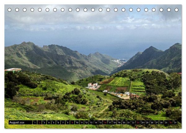 Produktbild: Teneriffas rauer Norden (Tischkalender 2026 DIN A5 quer), CALVENDO Monatskalender