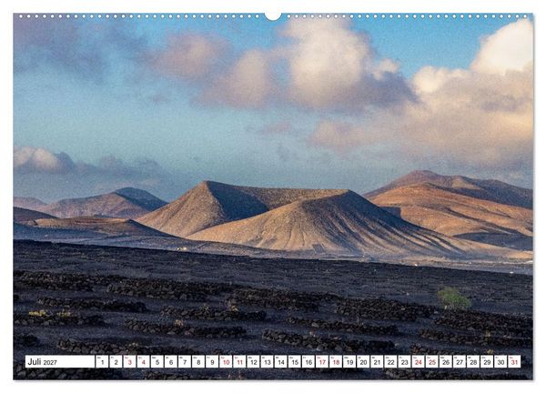 Produktbild: Lanzarote - Zwischen Asche und Atlantik (Wandkalender 2027 DIN A2 quer), CALVENDO Monatskalender
