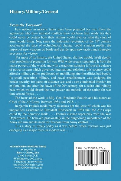 Produktbild: Foulois and the U. S. Army Air Corps