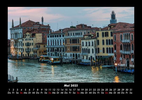 Produktbild: Venedig 2025 Fotokalender DIN A3