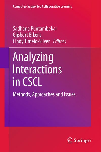 Produktbild: Analyzing Interactions in CSCL