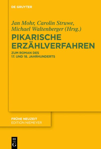 Produktbild: Pikarische Erz&auml;hlverfahren