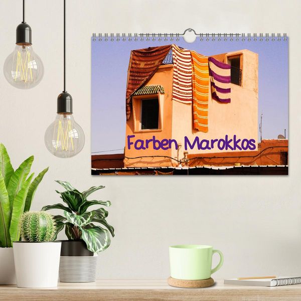 Produktbild: Farben Marokkos (Wandkalender 2026 DIN A4 quer), CALVENDO Monatskalender