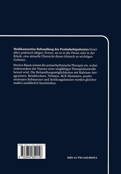Produktbild: Medikament&ouml;se Behandlung des Postinfarktpatienten nach CAST
