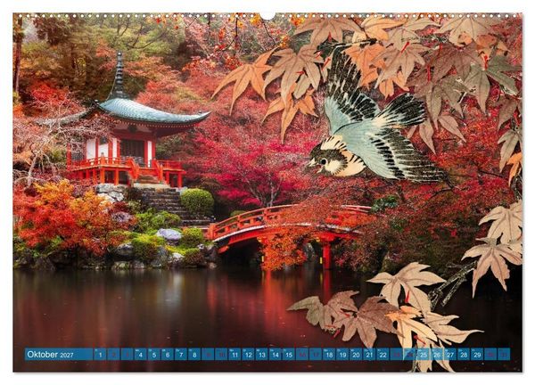 Produktbild: JAPAN Kunst & Tradition (Wandkalender 2027 DIN A2 quer), CALVENDO Monatskalender