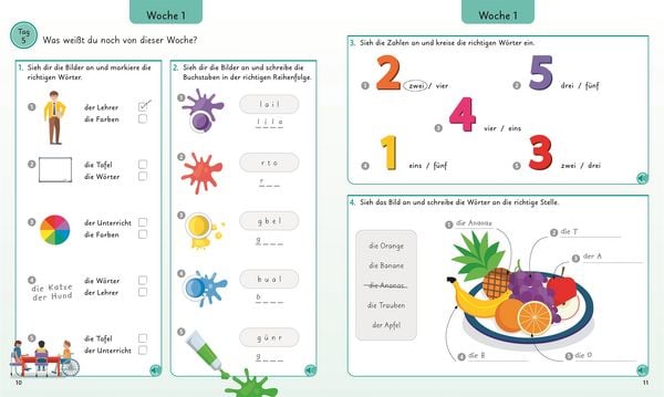 Produktbild: Deutsch f&uuml;r clevere Kids - 5 W&ouml;rter am Tag