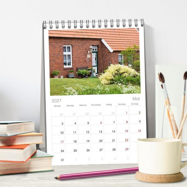 Produktbild: Tischplaner 2027 - Baltrum - Momente einer Reise (A5 Tischkalender zum Aufstellen) CALVENDO