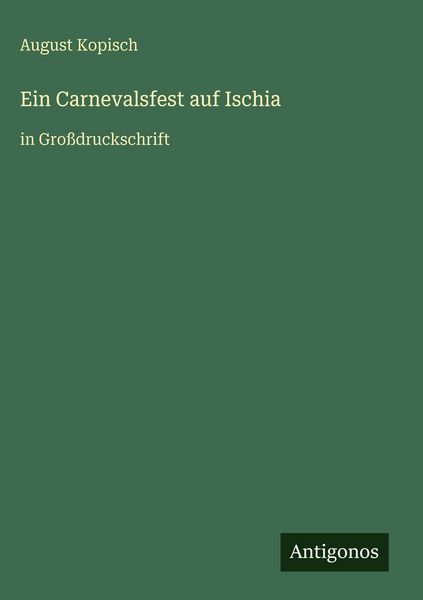 Produktbild: Ein Carnevalsfest auf Ischia