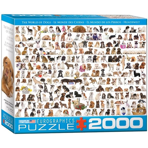 Produktbild: Puzzle 2000 Teile - The World of Dogs