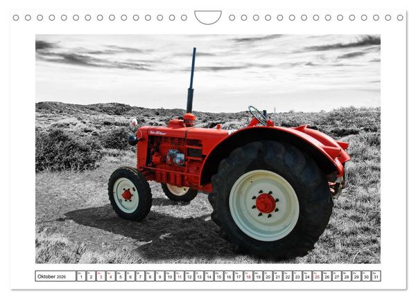 Produktbild: Traktoren - Oldtimer aus dem Ausland (Wandkalender 2026 DIN A4 quer), CALVENDO Monatskalender
