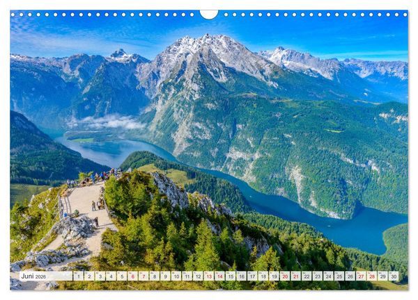 Produktbild: Urlaub im Berchtesgadener Land (Wandkalender 2026 DIN A3 quer), CALVENDO Monatskalender