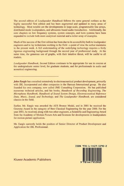 Produktbild: Loudspeaker Handbook
