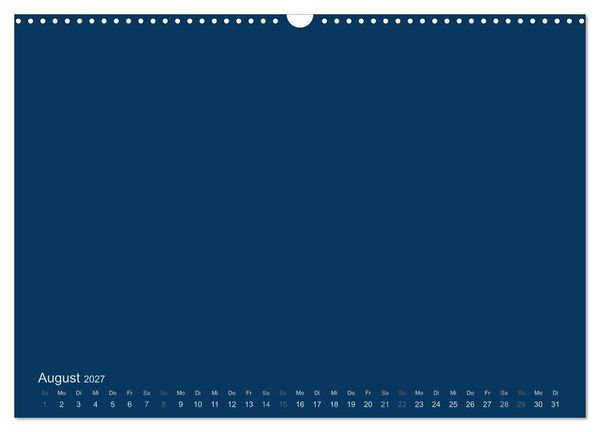Produktbild: Bastelkalender - Dunkelblau (Wandkalender 2027 DIN A3 quer), CALVENDO Monatskalender