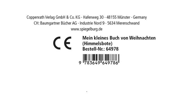 Produktbild: Mein kleines Buch von Weihnachten