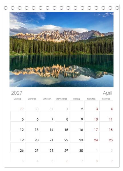 Produktbild: Tischplaner 2027 - Wild, Wild Places (A5 Tischkalender zum Aufstellen) CALVENDO