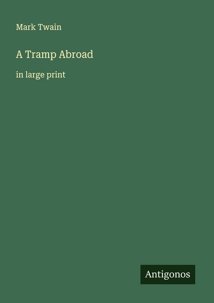 Produktbild: A Tramp Abroad